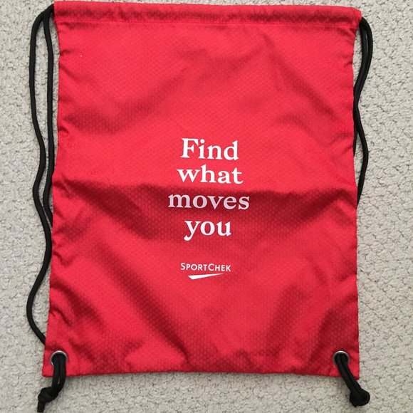 Sport Chek Drawstring Pack NWOT - Picture 3 of 5